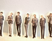 BTS Bangtan (방탄소년단) Small Full Body Decorative Pillows