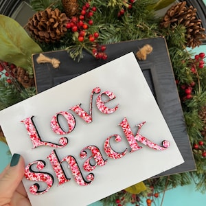 Love Shack | Valentines | Door Decor | Magnetic Sign | Front Porch Sign | Welcome Sign | Interchangable Sign