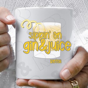 Gin & Juice PNG digitale download