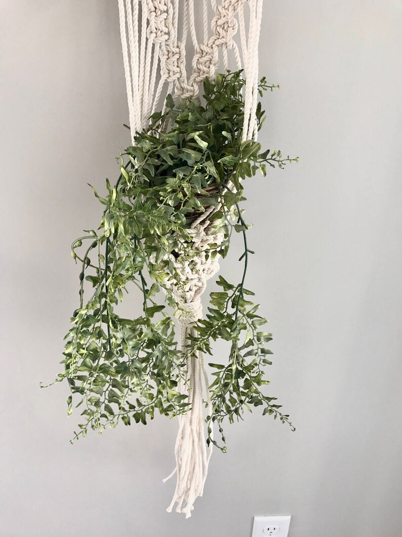 Macrame plant hanger driftwood macrame plant hanger plant Etsy