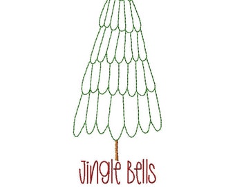Diseño de bordado de máquina Tree5 Jingle Bells