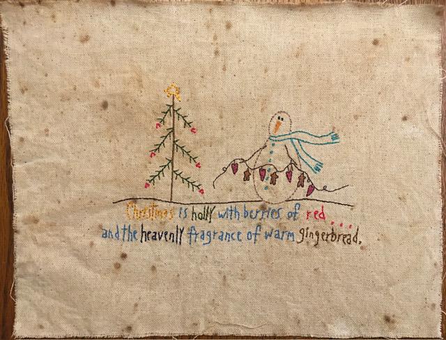 Christmas Is - Stitch-out