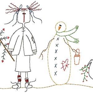 Best Friends - outline Machine Embroidery Design