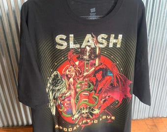 Camiseta retro de Slash - Gira Apocalyptic Love