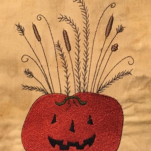 Fall Arrangement-fill Machine Embroidery Design image 2