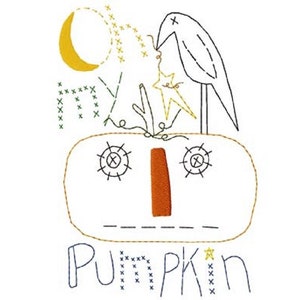 Oh My Pumpkin Machine Embroidery Design