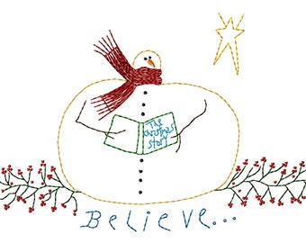 Christmas Story, machine embroidery design