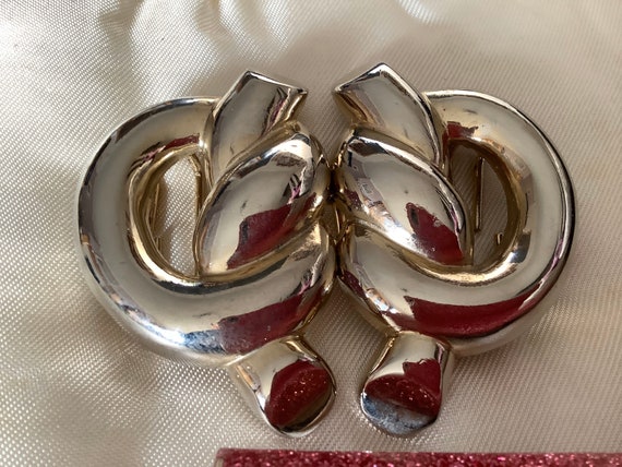 Vintage Mimi Di N Gold Tone Belt Buckle - Twisted Rope  display picture 2