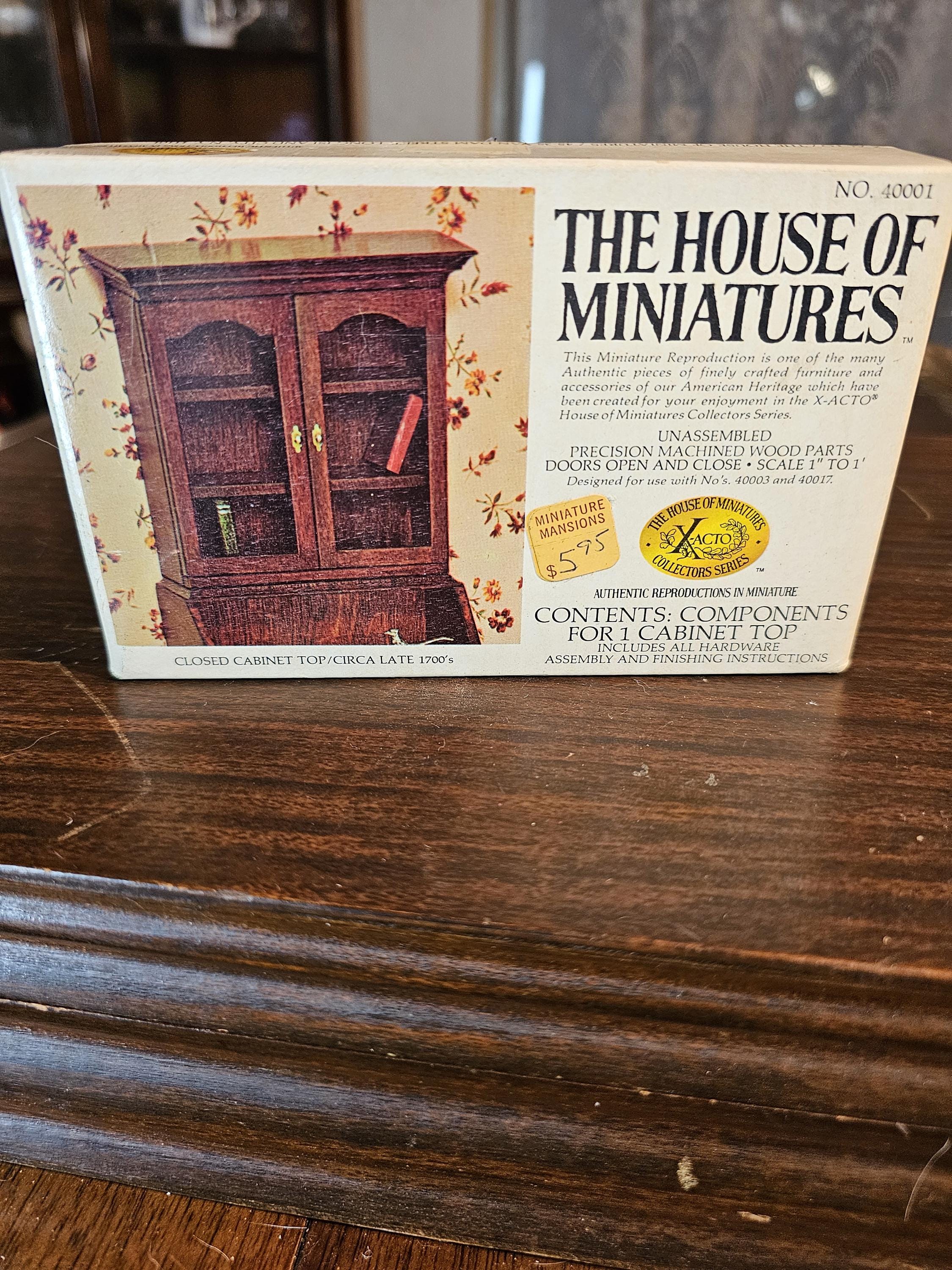 The House of Miniatures Closed Cabinet Top 1:12 Dollhouse Kit