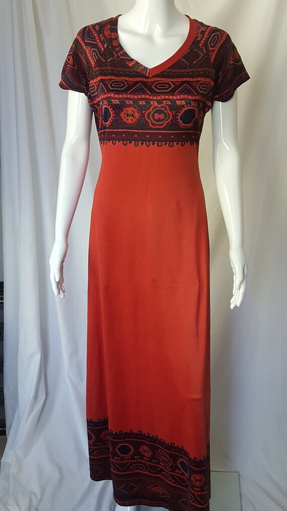 Abstract Print Dress