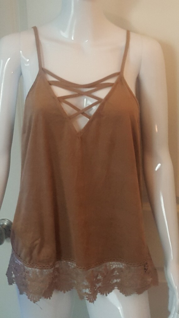Fashionable/sexy honey brown faux - Gem