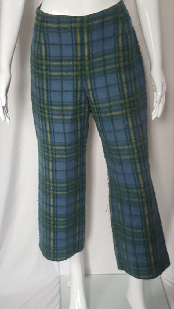 Vintage Wool Plaid Pants