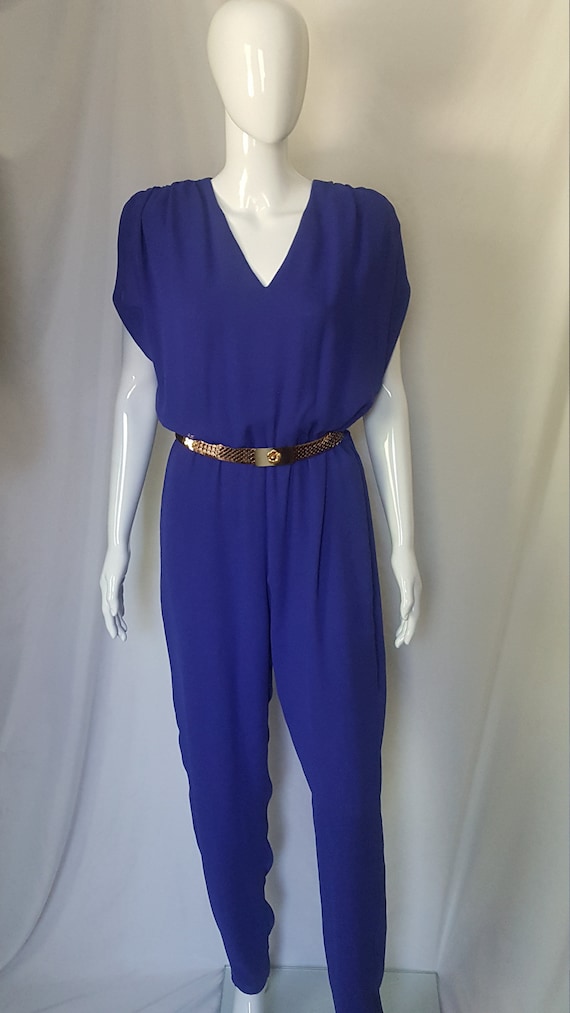 1980's Purple Jumpsuit