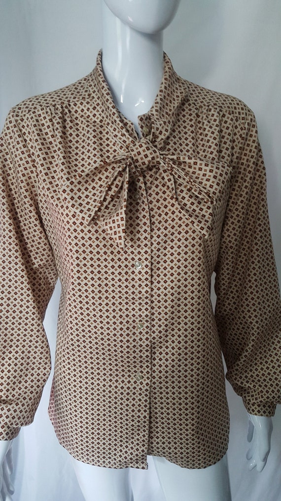 Pussy Bow Secretary Blouse