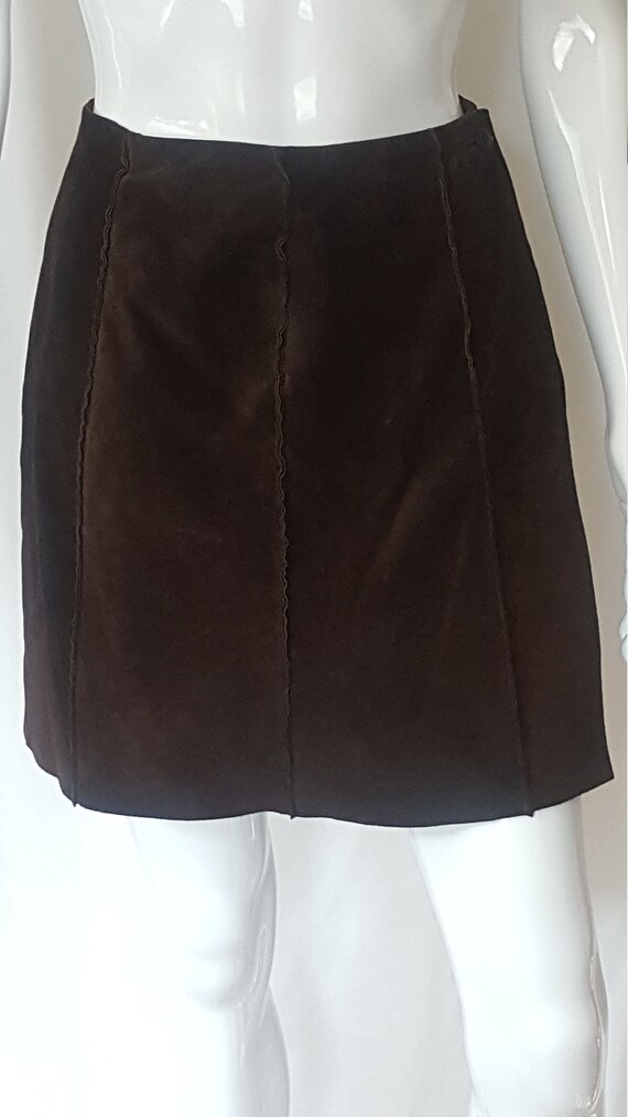 Vintage Suede Skirt