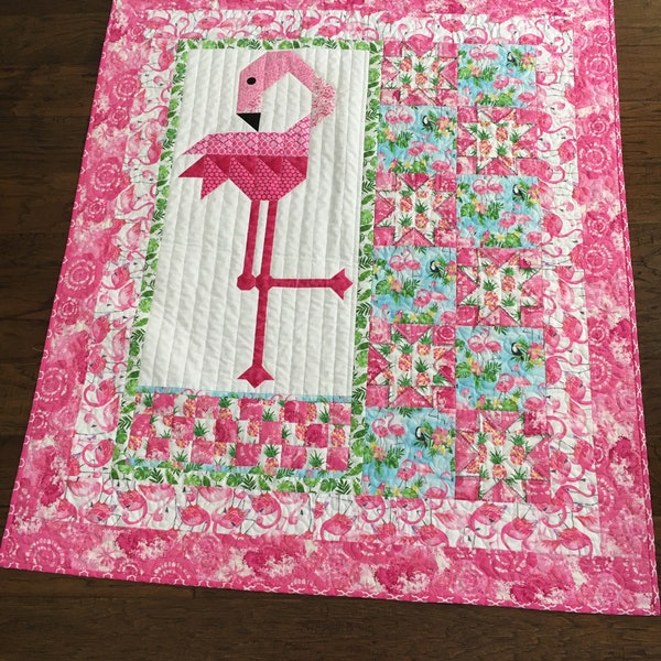 Flamingo quilt