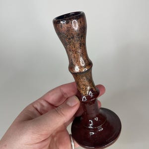 Red and Copper Candlestick