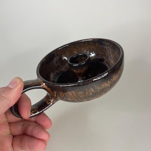 Red and Copper Candle Holder