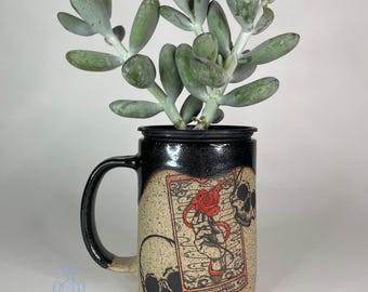 The Empress Tarot Card Mug Planter