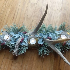 Antler shed centerpiece