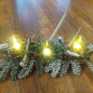 Antler shed centerpiece