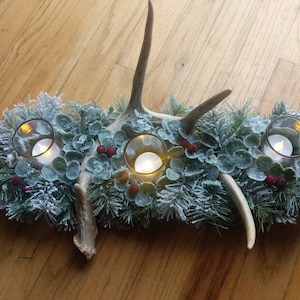 Antler shed centerpiece