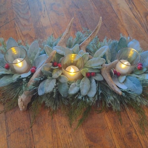Antler shed centerpiece