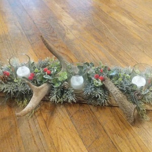Antler shed centerpiece
