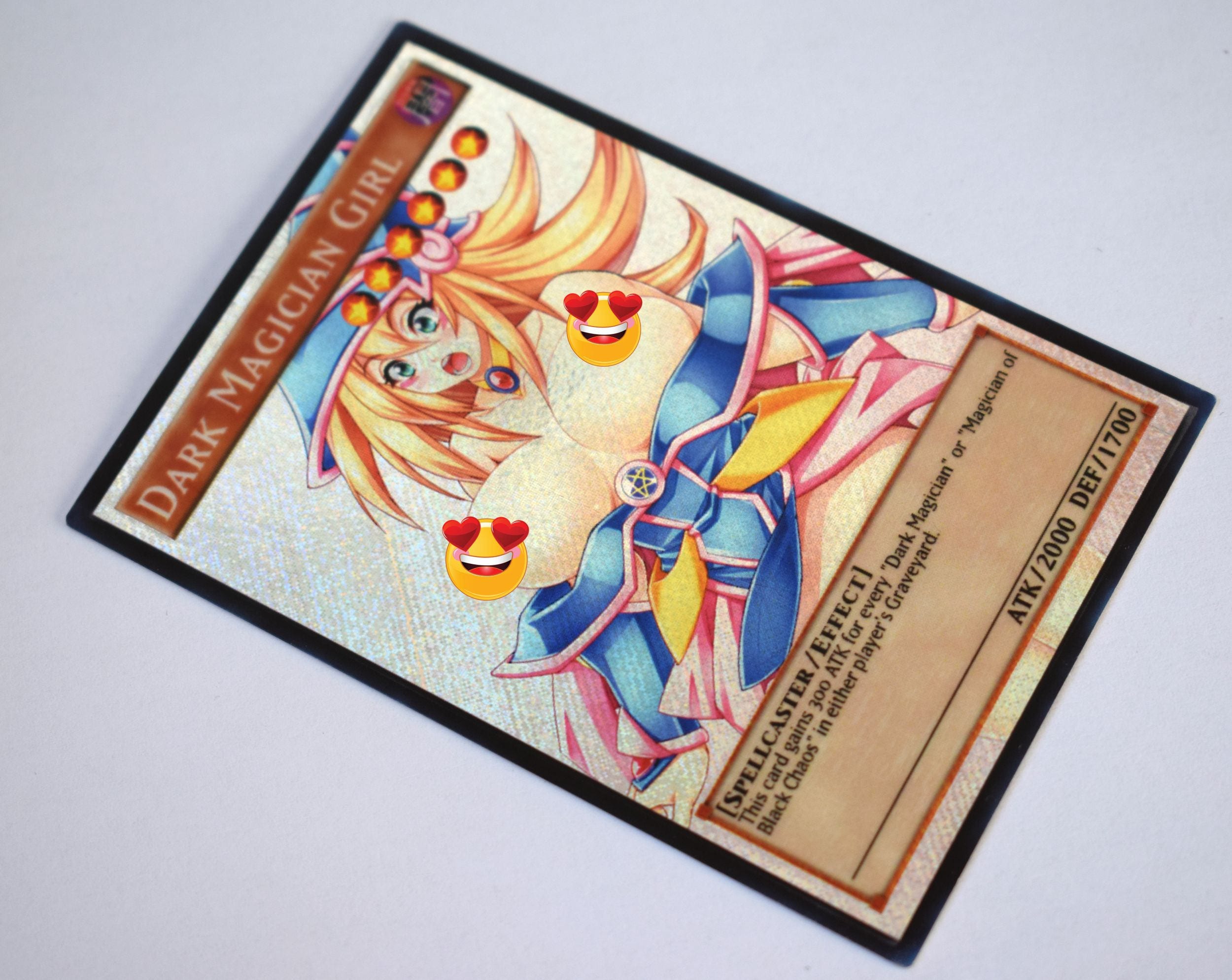 Dark Magician Girl V13 Yugioh Orica Secret Rare Nsfw Custom Etsy 