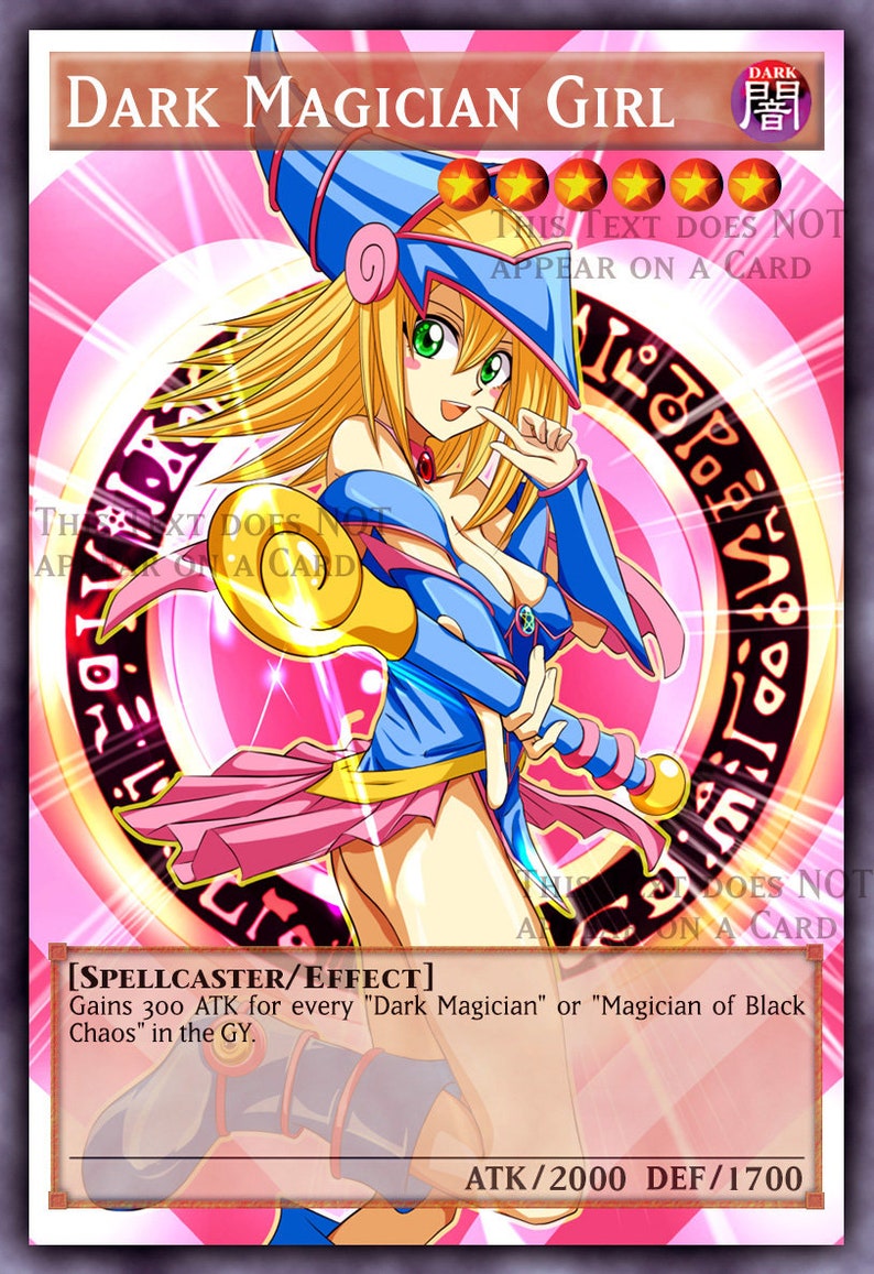 Dark Magician Girl V22 Yugioh Orica Secret Rareproxy Etsy 