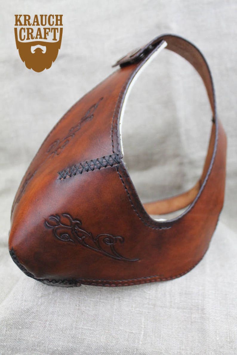 Leather archer bowman FEMALE chest armor protector breastplate Etsy