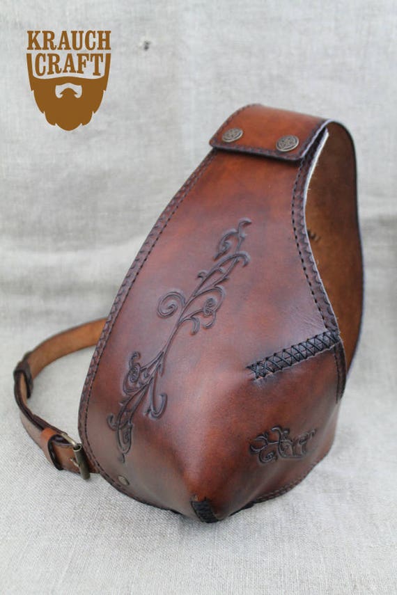 Leather archer bowman FEMALE chest armor protector breastplate Etsy