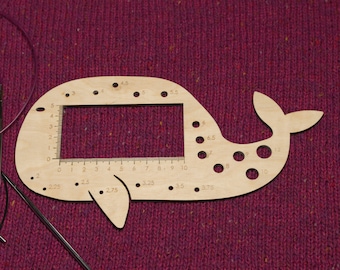 Calibre de agujas de tejer, calibre de hileras de puntos para tejedores y crocheteros