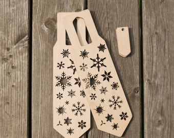 Wooden Mitten blockers,Knitting form, blocking gloves,Nordic Mittens, Knitters gift