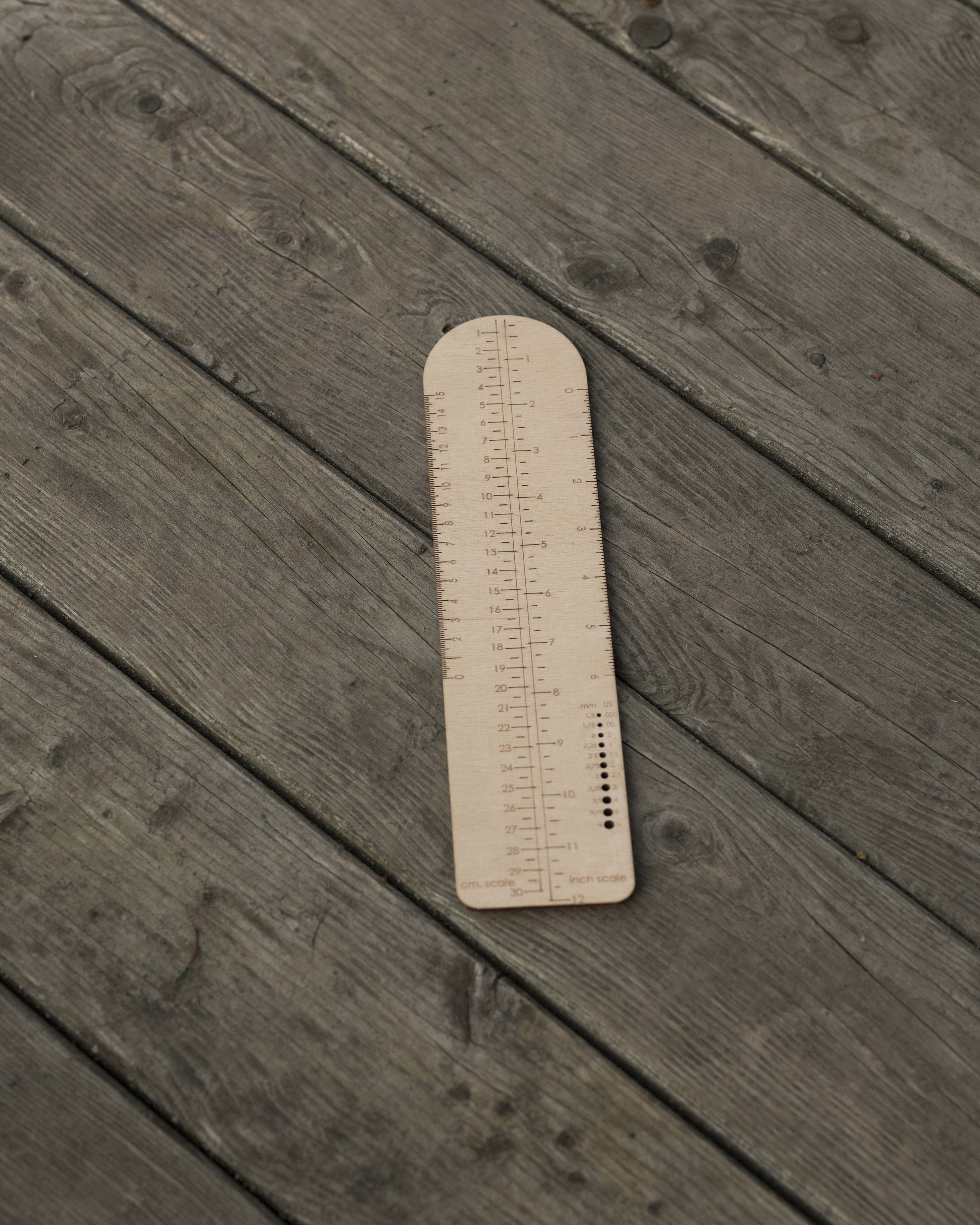 Wooden Sock Ruler Sock Knitting Ruler Measuring Tool Ruler Etsy UK