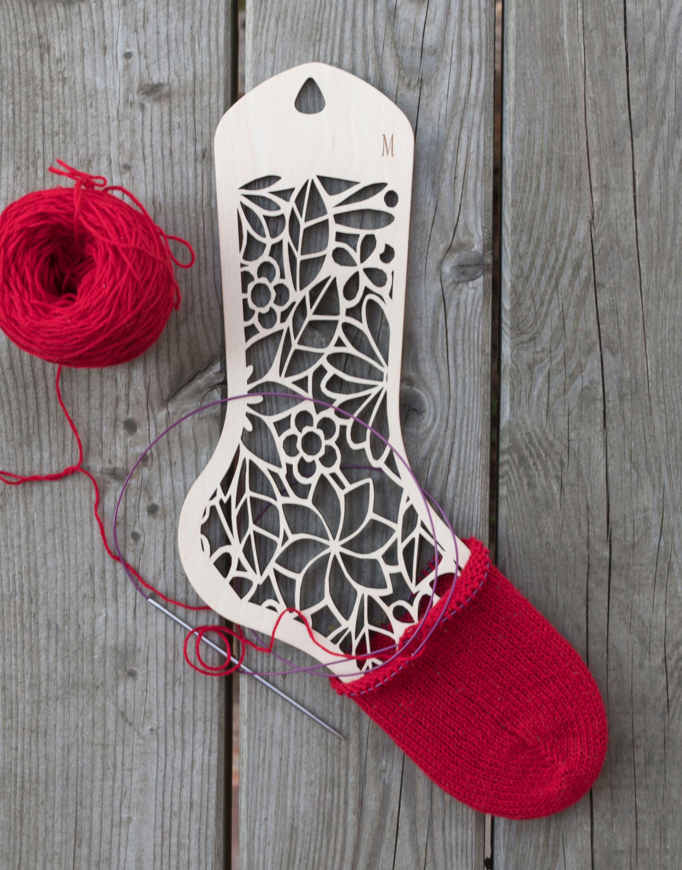 Sock Blockers, Wooden Sock Form, Sock Stretcher, Blocking Hand Knitted Socks,  Knitting Accessory, Gift for Knitter 