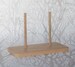 Knitting yarn holder, wooden stand,double spool, knitters gift 