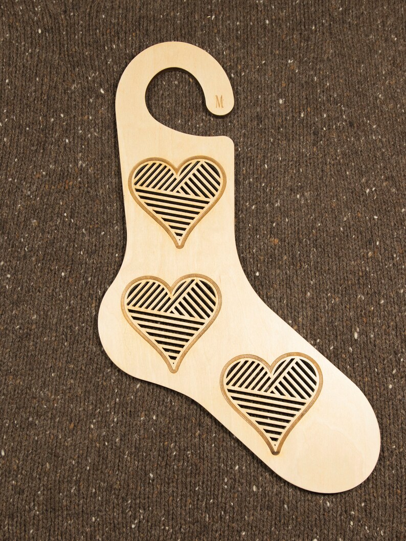 Wooden sock blocker,blocking knitted socks gift for knitter sock stretcher,knitting accessory