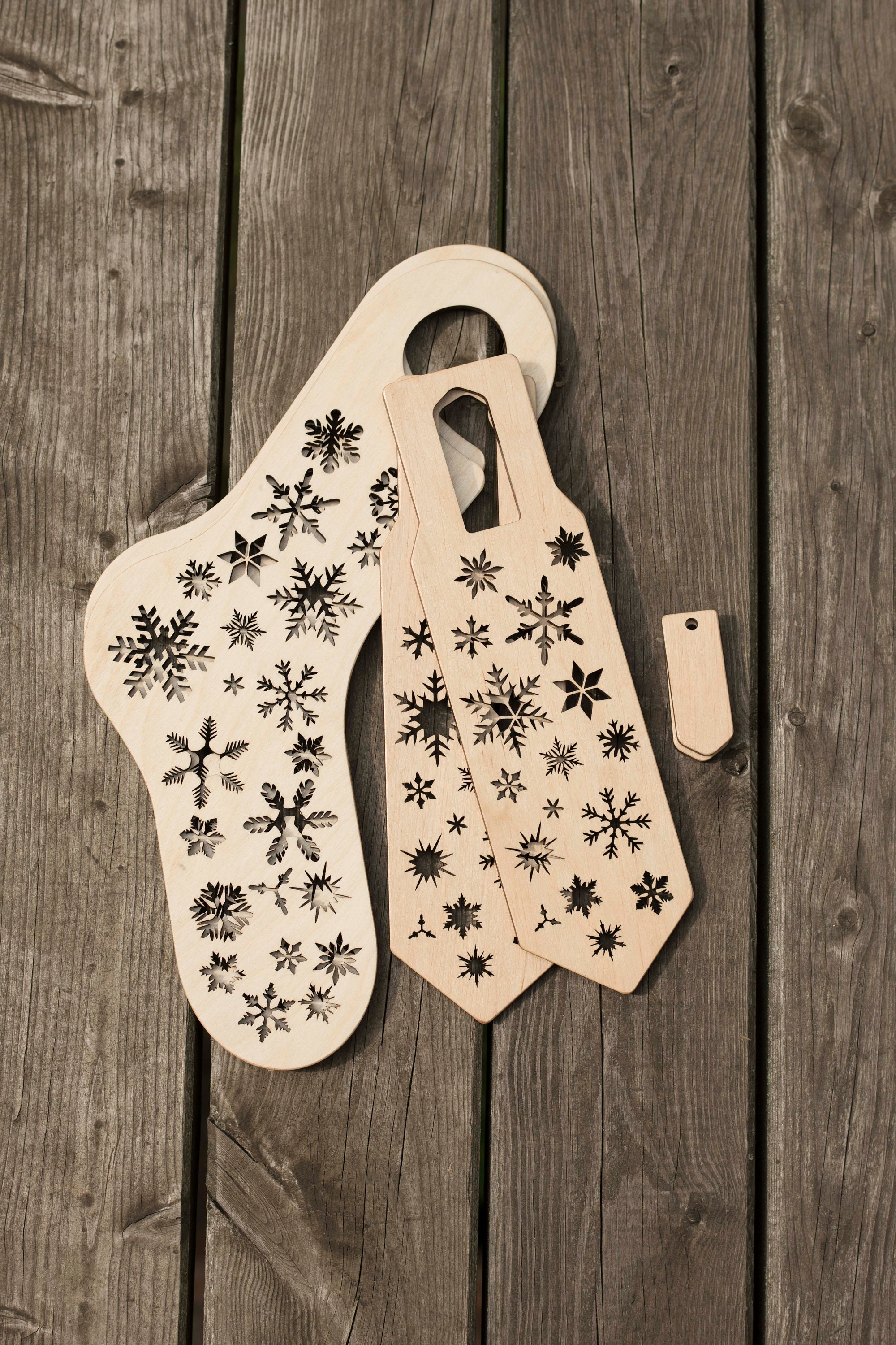 BENECREAT 4 Tailles Ensemble De Tricot De Bloqueur De Mitaines En Bois