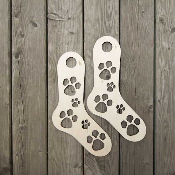pair Wooden sock blockers