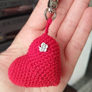 Heart keychain