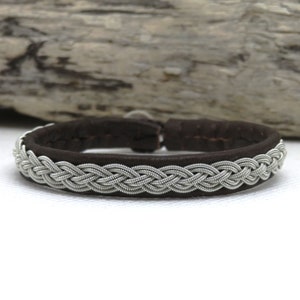 Sami-Armband, klassischer 4-Strang-Zopf