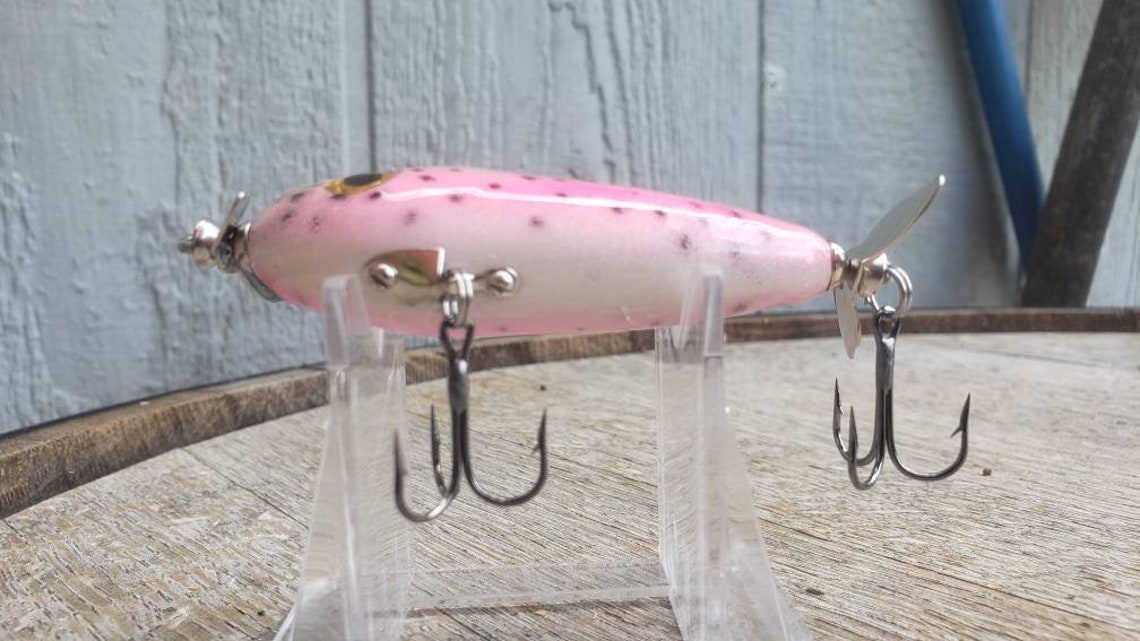 Handmade Topwater Double Prop Fishing Lure Bass Fishing Etsy