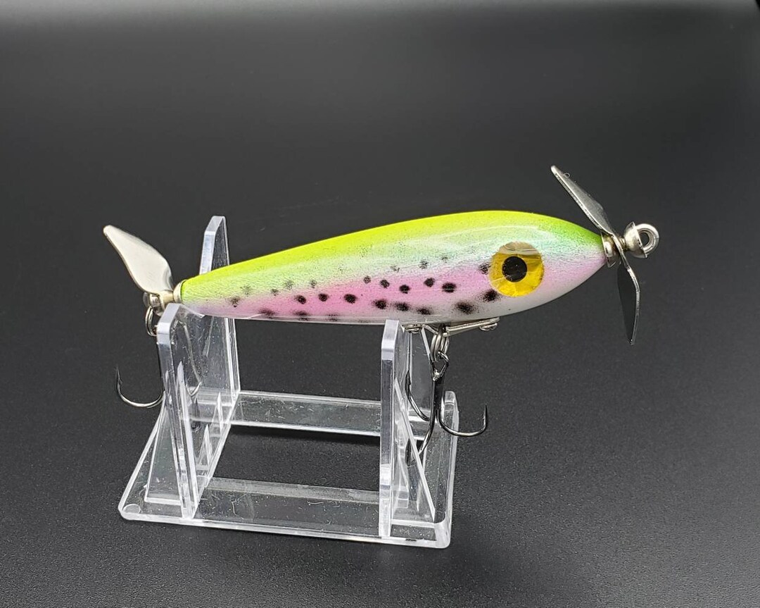 Handmade Topwater Double Prop Fishing Lure Bass Fishing Etsy