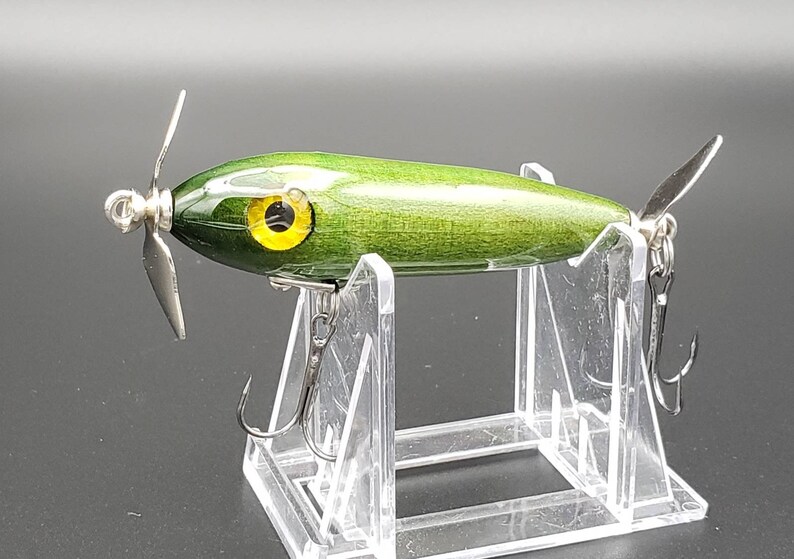 Handmade Wooden Topwater Fishing Lure Bass Lure Curley Maple Etsy