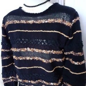 BLACK/GOLD Sweater image 1