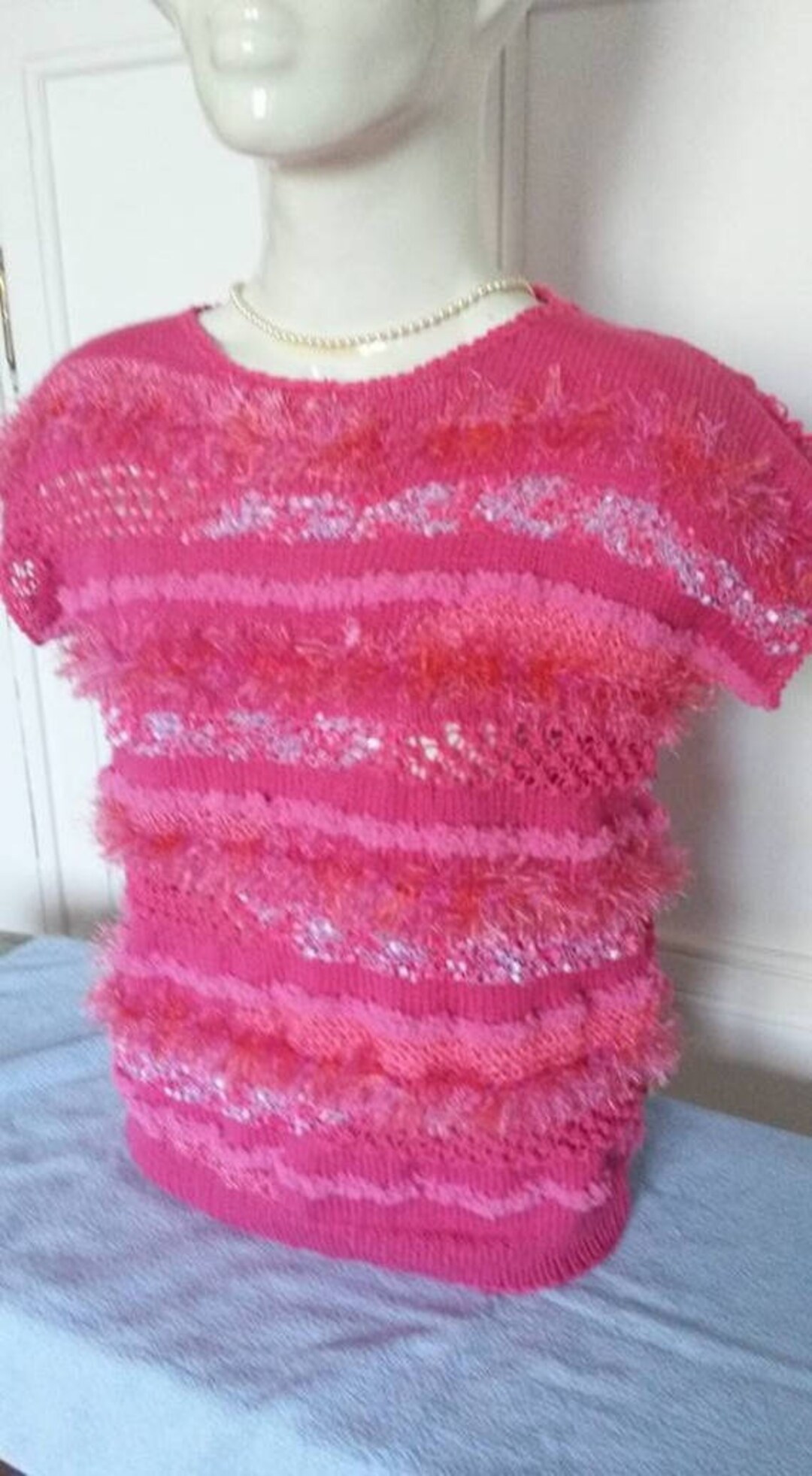 Pull basique fuschia