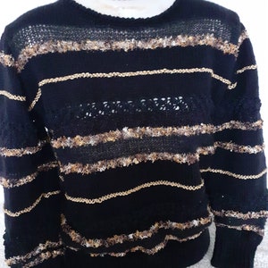 BLACK/GOLD Sweater image 2