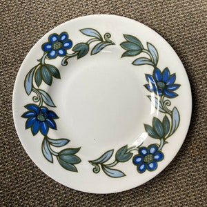 Susie Cooper Wedgwood Art Nouveau Blue Tea Plate
