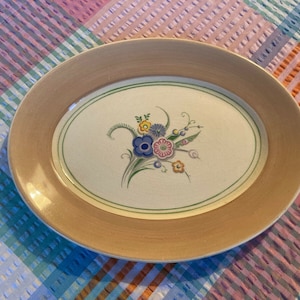 Clarice Cliff Small Oval Serving Plate